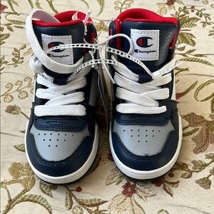 Champion Kids' Navy and Gray Sneakers